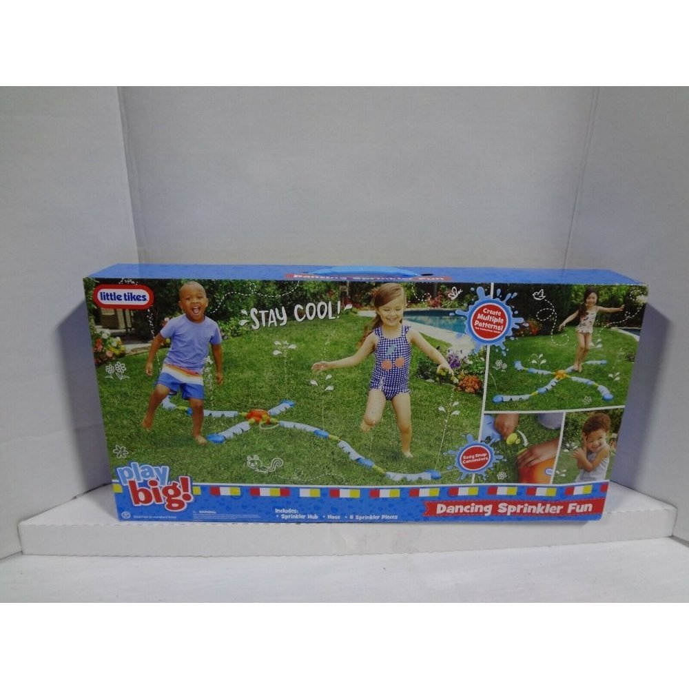 Little Tikes Dancing Sprinkler Fun Outdoor Water Toy for Kids Ages 3+
